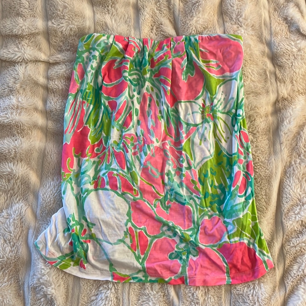 Lilly Pulitzer strapless top XS